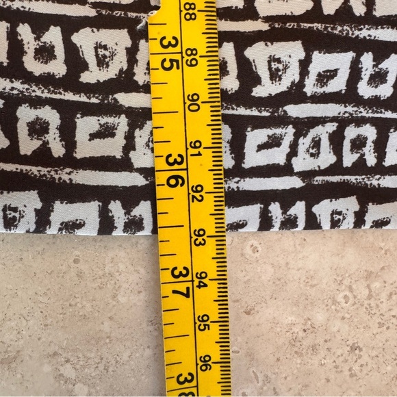 Banana Republic Brown Printed Square Neck Sleeveless Silk Sheath Womens Size 4 - Picture 14 of 16